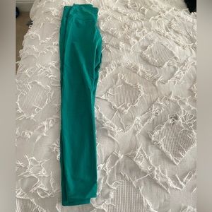 Turquoise leggings